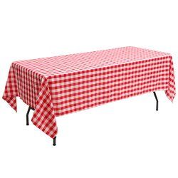 10 Pcs 60" x 126" Rectangular Polyester Party Tablecloth