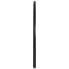 Wall Mirror Black 31.5"x15.7" Arch Iron