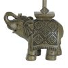 Elephant Table Lamp;  Gray