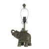 Elephant Table Lamp;  Gray