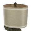 Elephant Table Lamp;  Gray