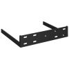 Floating Corner Shelf Gray 13.8"x13.8"x1.5" MDF