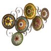 Scattered Italian Plates Metal Wall Art