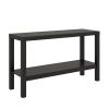 Parsons Console Table;  Multiple Colors Available - Black Oak
