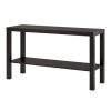Parsons Console Table;  Multiple Colors Available - Black Oak