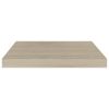 Floating Wall Shelves 4 pcs Oak 19.7"x9.1"x1.5" MDF