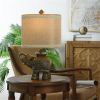 Elephant Table Lamp;  Gray