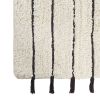 Stripe Tassel Cotton Tufted Rug