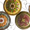 Scattered Italian Plates Metal Wall Art